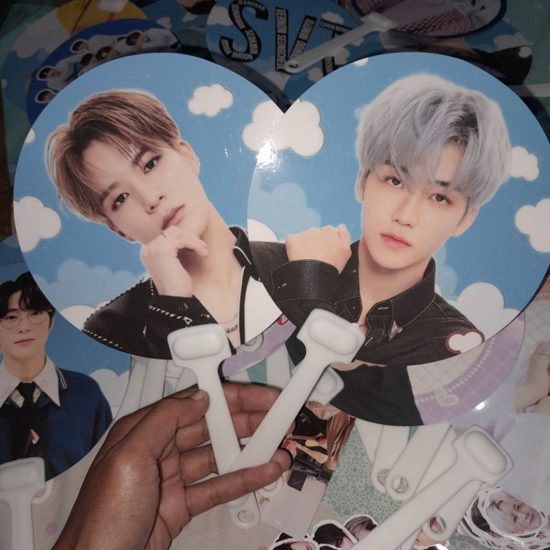 Kipas handfan kpop NCT, Treasure, Enhypen Seventeen dll