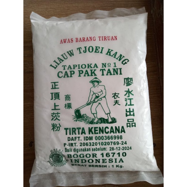 Tepung Tapioka Cap pak tani 1 kg