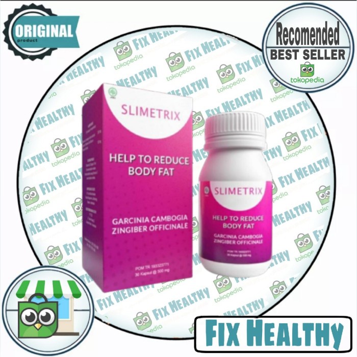 Slimetrix Resmi BPOM Pelangsing Herbal Slimetrix Asli Original