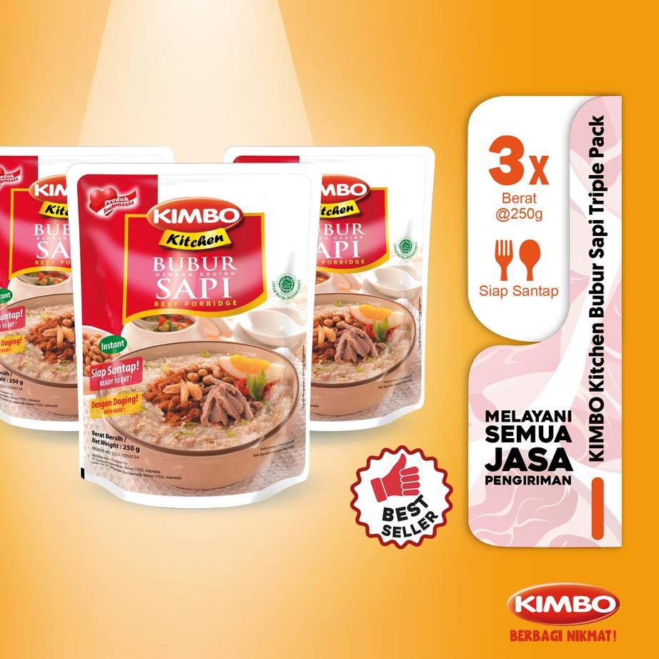 

KODEC7o2N--Kimbo Kitchen Bubur Sapi Triple Pack