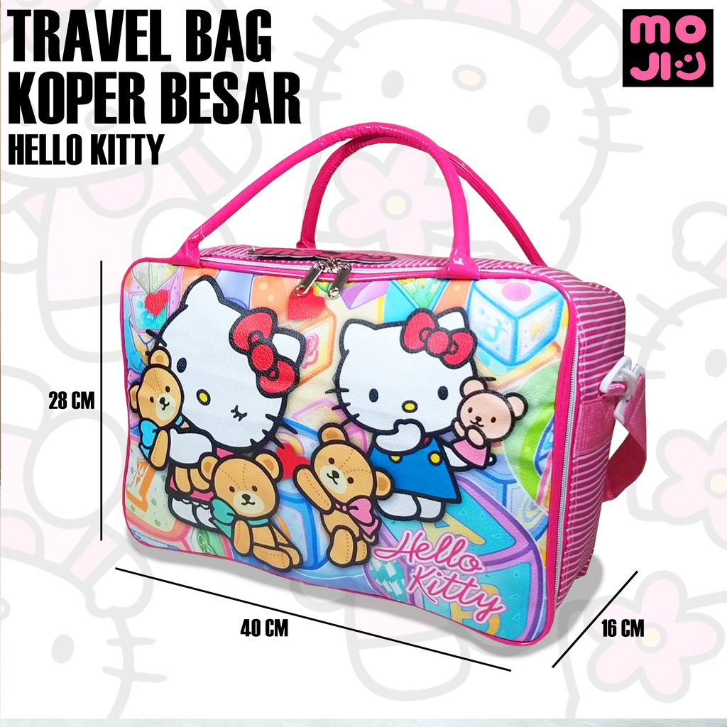 Tas mudik Tas travel bag pakaian ukuran besar motif karakter anak tas selempang Moji 1