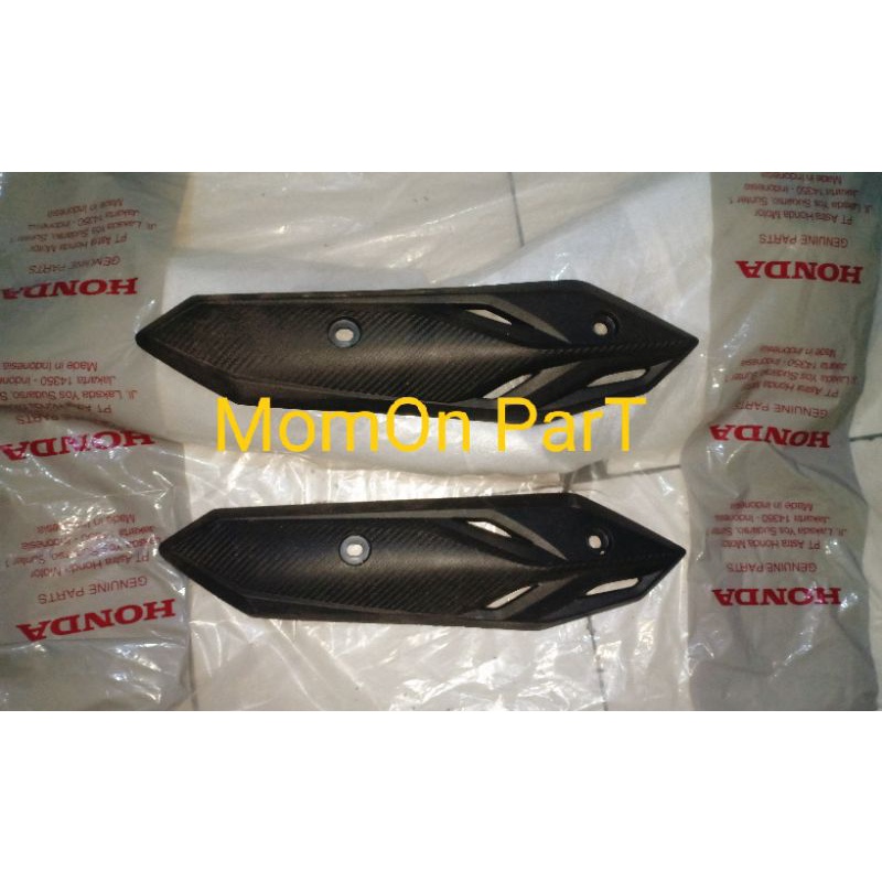 Tameng cover knalpot Muffler Honda beat LED street 2021 2022 original