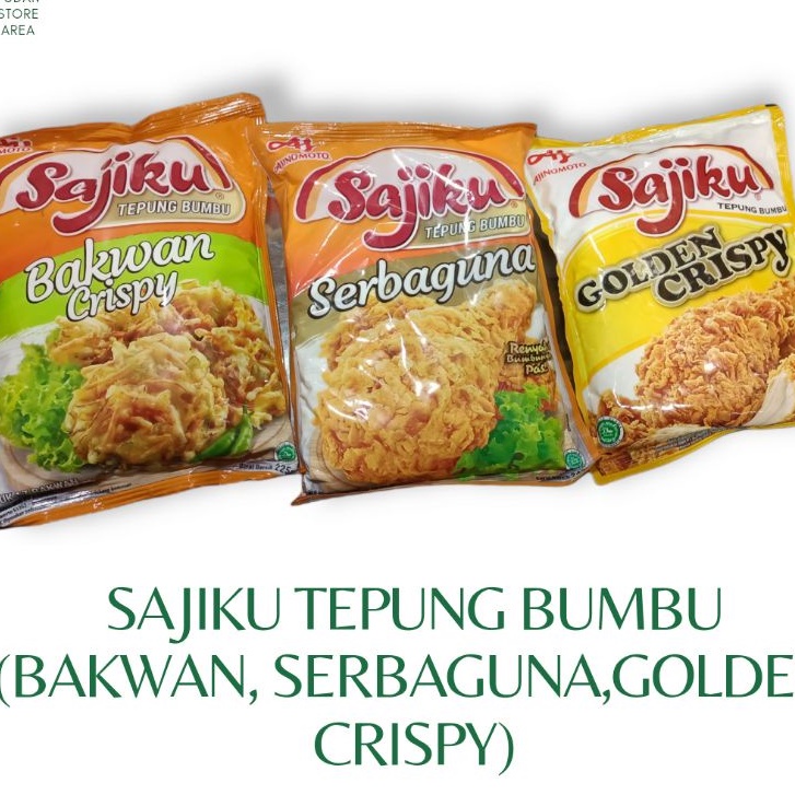 

Sajiku tepung bumbu 200 gr ALL