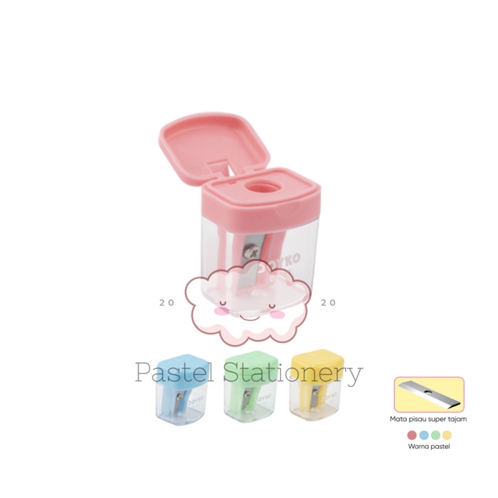 

Serutan Rautan Pensil Pastel Joyko B-167 - Pencil Sharpener Joyko