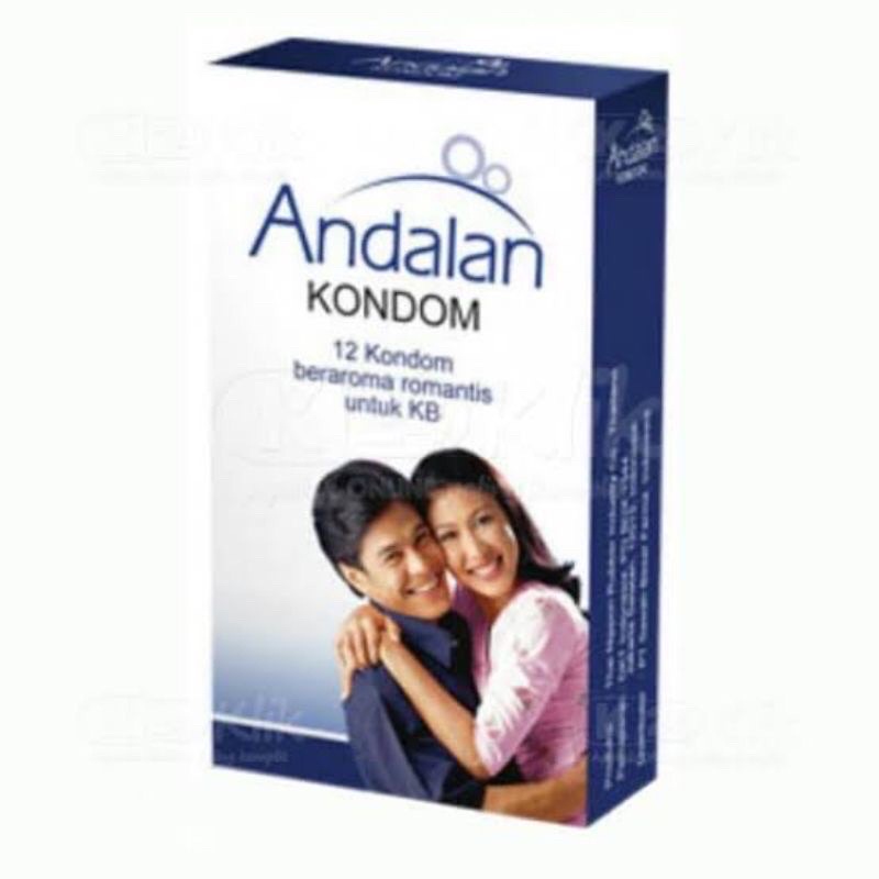 Kondom Andalan isi 12/Kondom Romantis Andalan isi 12 Bergerigi