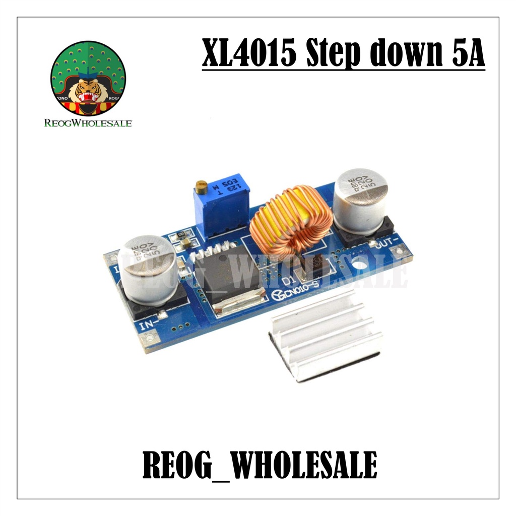 XL4015 Step down 5A penurun penstabil tegangan DC - DC regulator Converter