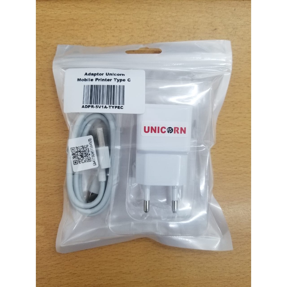 Adaptor Charger Unicorn Mobile Printer 5A 1A Micro USB / USB Type C