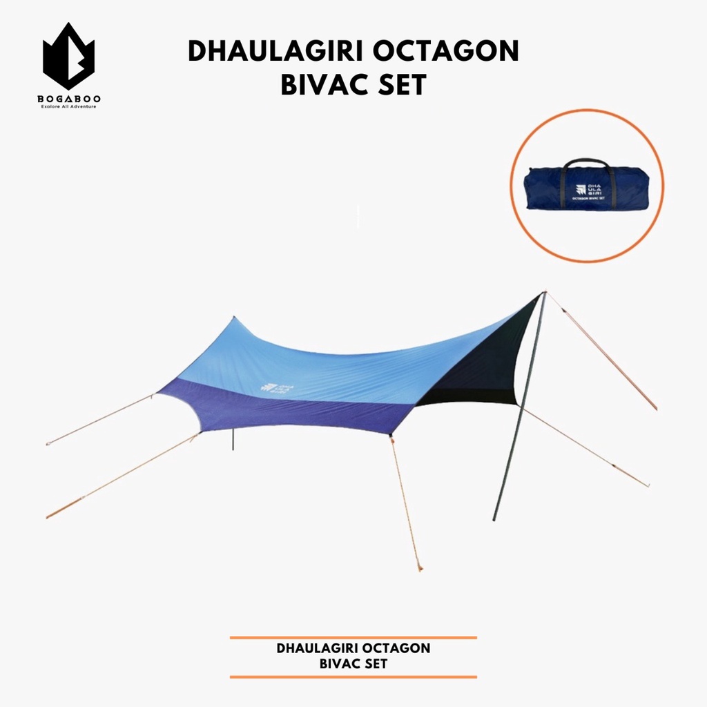 BISA COD Bivak Set - DHAULAGIRI OCTAGON BIVAC SET - Bivak Set Dhaulagiri WP - Emergency Shelter - Tenda Darurat Gunung Outdoor Hiking