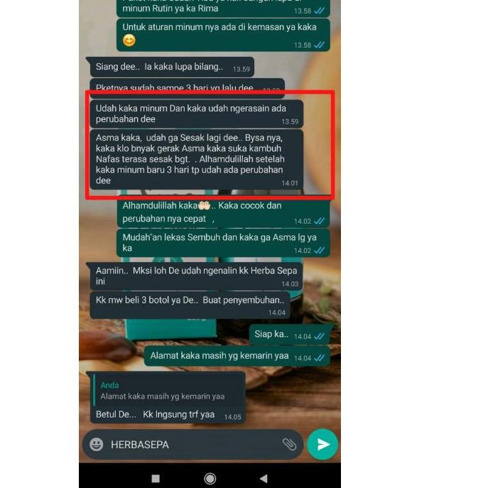 

✨New✨ Madu Herba Sepa Obat Asma Sesak Nafas Obat Bronkitis Obat TBC Obat Batuk Kronis Sinusitis Original Bukan Madu Gurah Fit Gurah Almahera murah