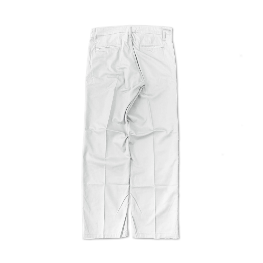 Dritto Loose Pants - Celana Baggy Reguler &quot;Musuko&quot; - Putih