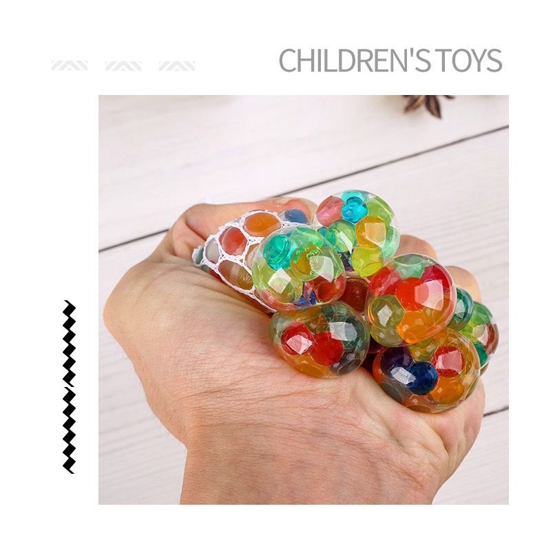 Mesh Squishy Jelly / Rainbow Ball / Stress Ball
