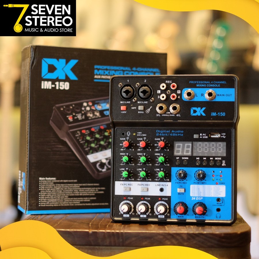 DK iM150 iM-150 Professional 6 Channel Mixer Audio