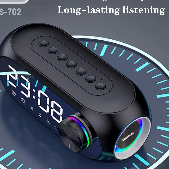 10.10 FLASH SALE YESPLUS YS-702 Speaker Bluetooth LED Two Alarm Clock Night Light ?