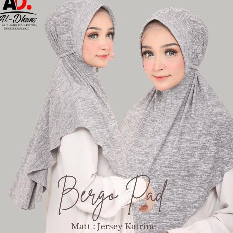 045 KATRINE BERGO PAD ORIGINAL ALDHANS  AL-DHANS JILBAB JERSEY PREMIUM ◦ TPH.18Oc22ᴬ