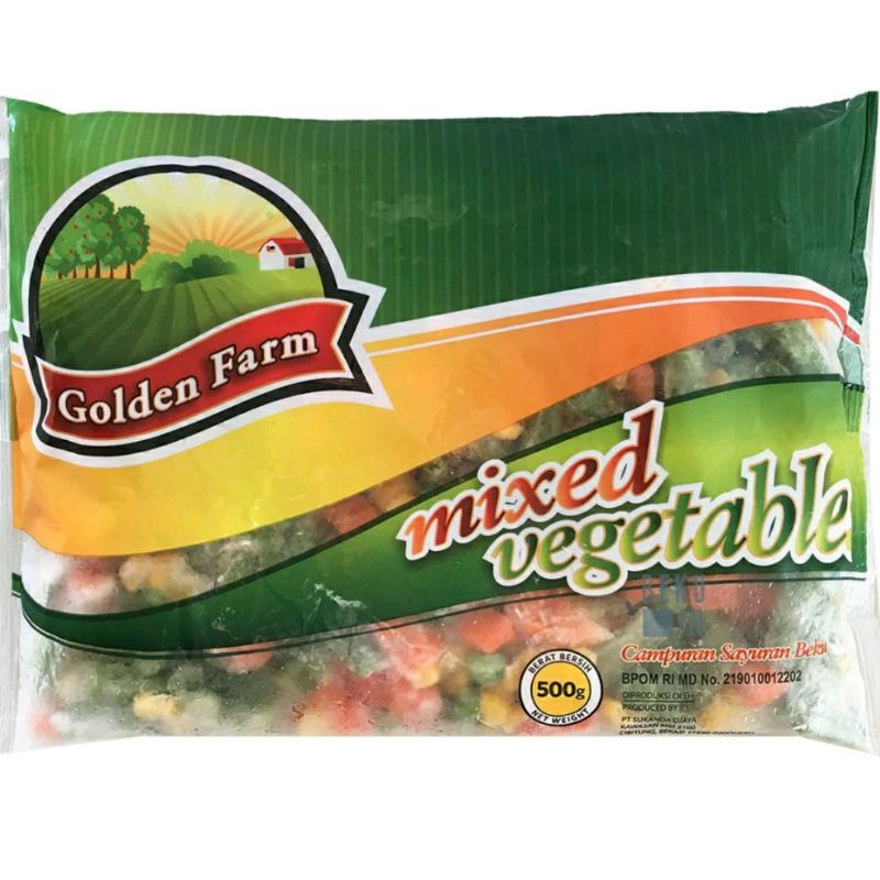 

Goldenfarm mix vegetables 500 gr