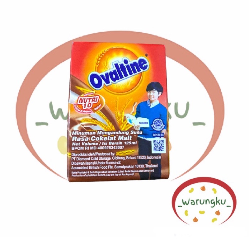 Ovaltine MINI 125ml Susu Rasa Coklat Malt Ovaltine Swiss UHT