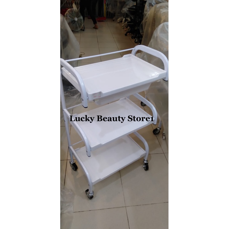 RAK DORONG TROLI TROLLEY SALON ALAT KECANTIKAN DENTAL SPA