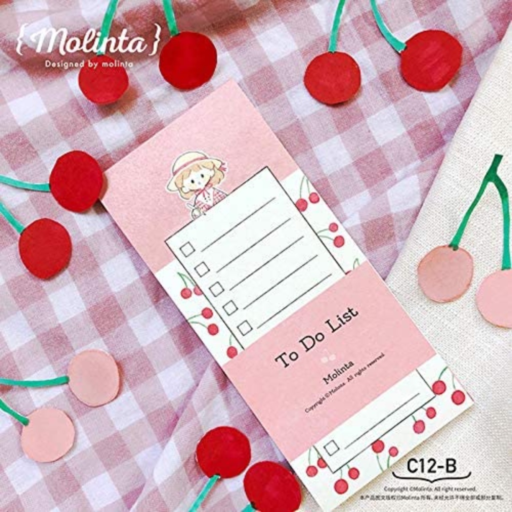 

Molinta To Do List Memo Pink