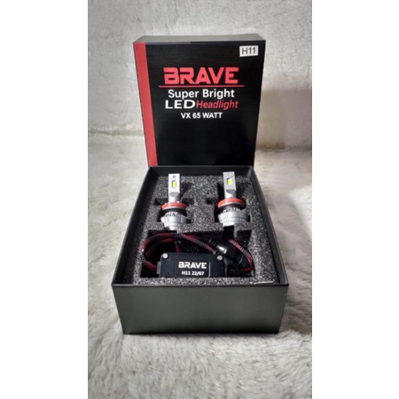 HEADLIGHT HID LED H11 BRAVE 65WATT CSP