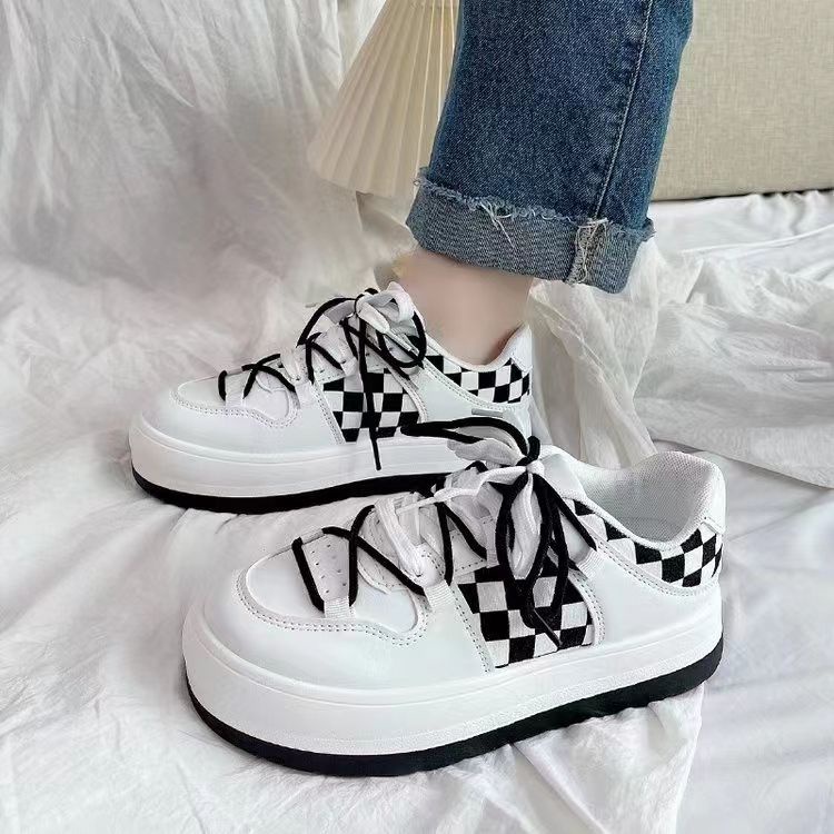 Free BOX Sepatu Sneaker Putih Wanita Import Premium Quality Sepatu Olahraga Sepatu Wanita Sneakers Wanita Model Korea Import Premium Quality B62