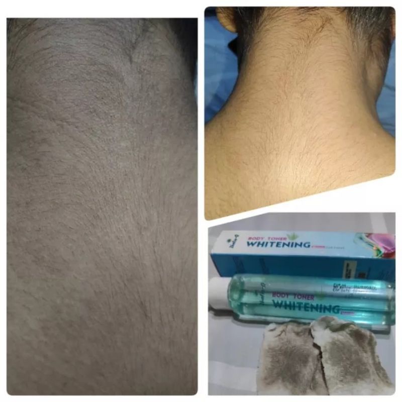 Pemutih Badan /body Toner Whitening aloevera/