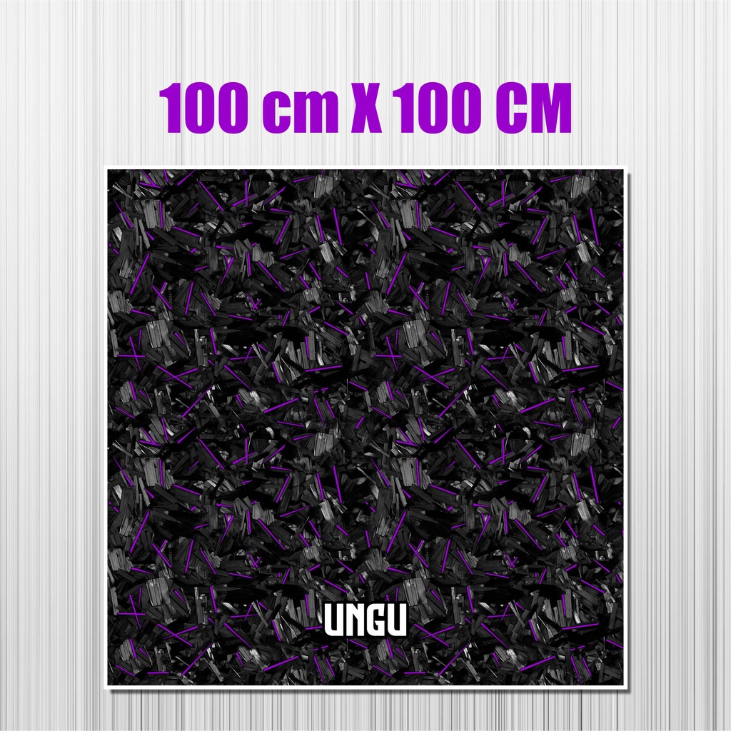 Sticker Carbon Forged Stiker Motor ( 100 CM X 100 CM )