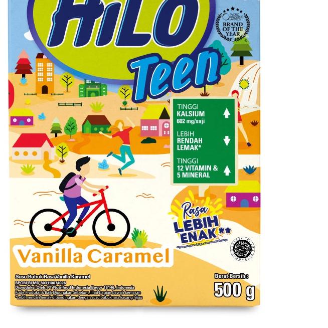 

Quality Control✅Hilo Teen Vanilla Caramel 500 gram - Susu Tinggi Kalsium Rendah Lemak|SQ7