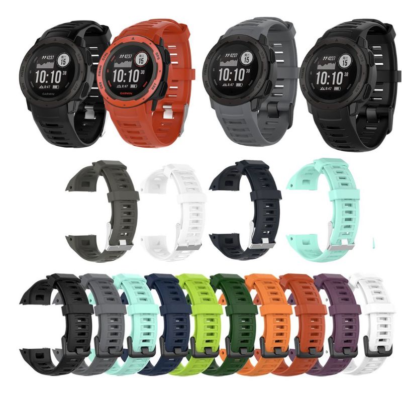 Tali Karet Silicone Untuk Jam Garmin Instinct /Garmin Instinct 2