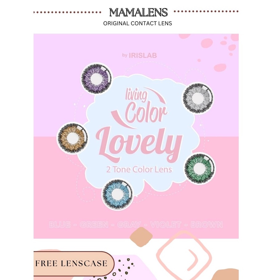 SOFTLENS LIVING COLOR LOVELY DIA 14.4MM NORMAL | FREE LENSCASE - MAMALENS