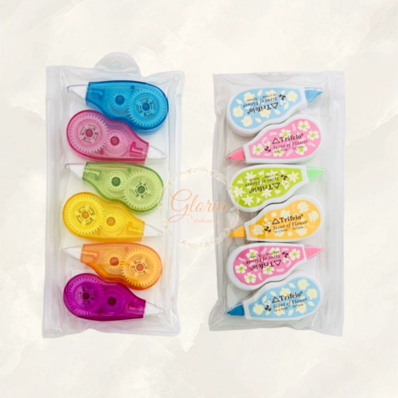 

Trifelo Correction tape TF-CT 048/ Correction Tape TF CT 048B Trifelo/ Tip x kertas CT 048B Trifelo