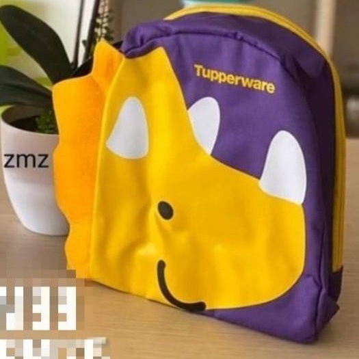 Happy Mummy Bag/Dino backpack/Tas Tupperware/Tupperware Malaysia/Tupperware ungu/bekal tupperware/lo