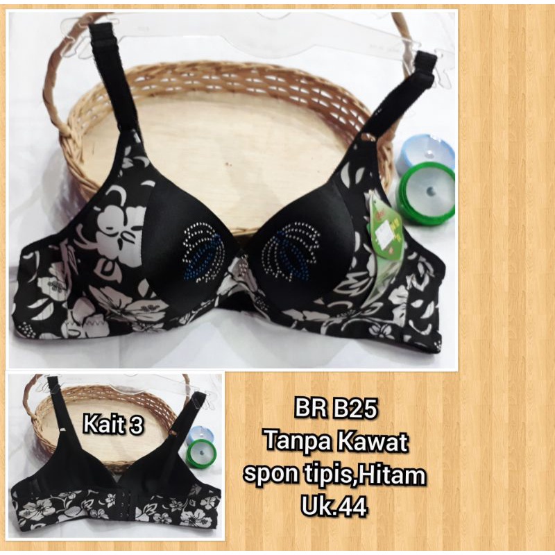 Bra /BH tanpa kawat spon tipis BR B25