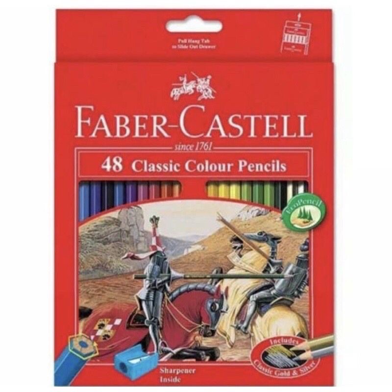 

PENSIL MEWARNAI FABER CASTELL 48WARNA CLASSIC/48WARNA WATER COLOR