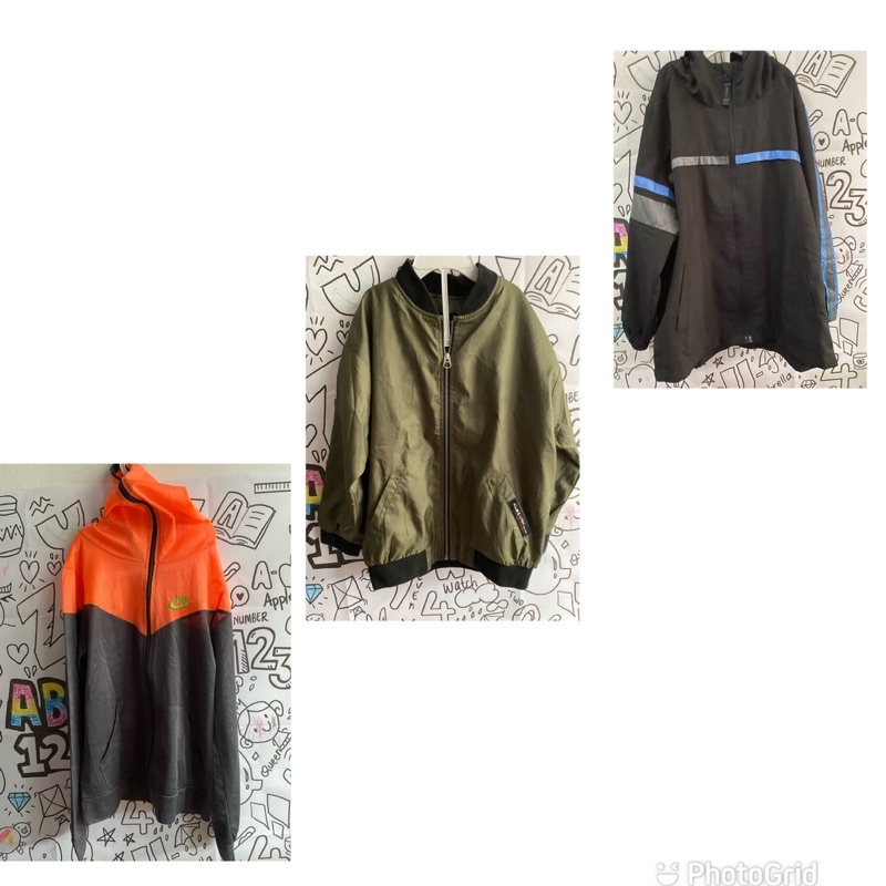 preloved jaket anak branded second original (allo dll)