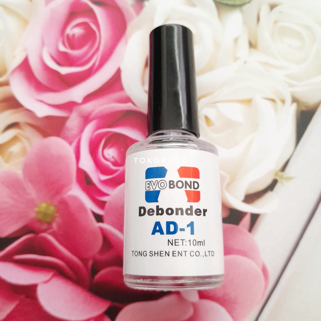 EVO BOND DEBONDER AD-1 10ML GLUE REMOVER CAIRAN PEMBERSIH LEM KUKU PALSU LEM BULU MATA