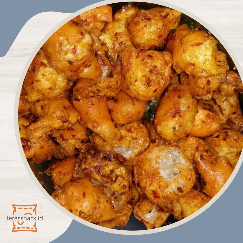

Sultan Siomay Mini Kering 250 gram / Siomay Bandung / Siomay Pedas / Snack Pedas / Jajanan Pedas