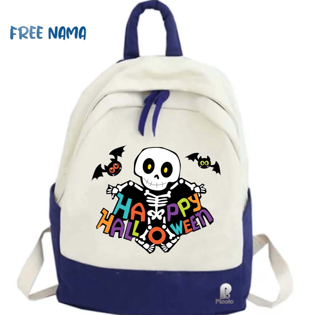 TAS SEKOLAH ANAK MOTIF HAPPY HALLOWEEN UNISEX