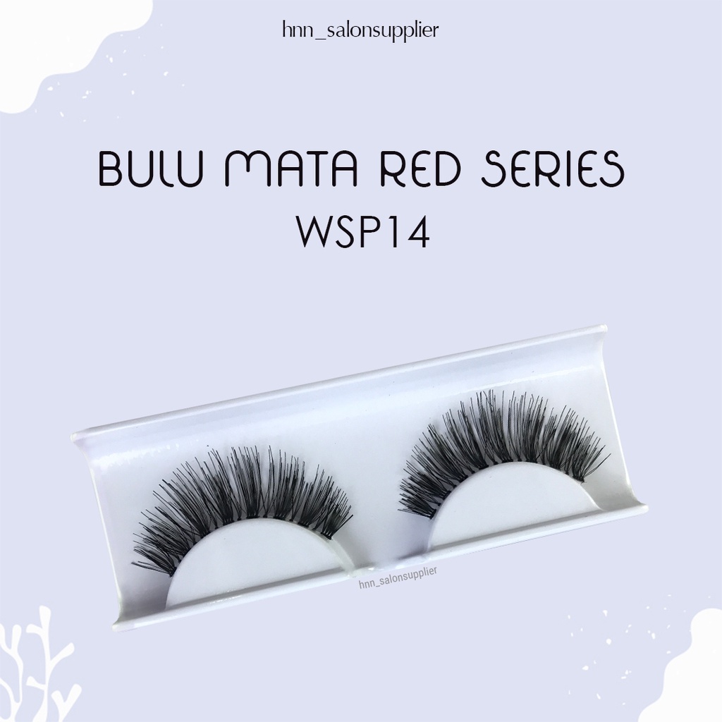 WSP 14 Bulu Mata Palsu Handmade Fake Eyelash Eye Lashes Lash Artifivial Belle Eyelashes