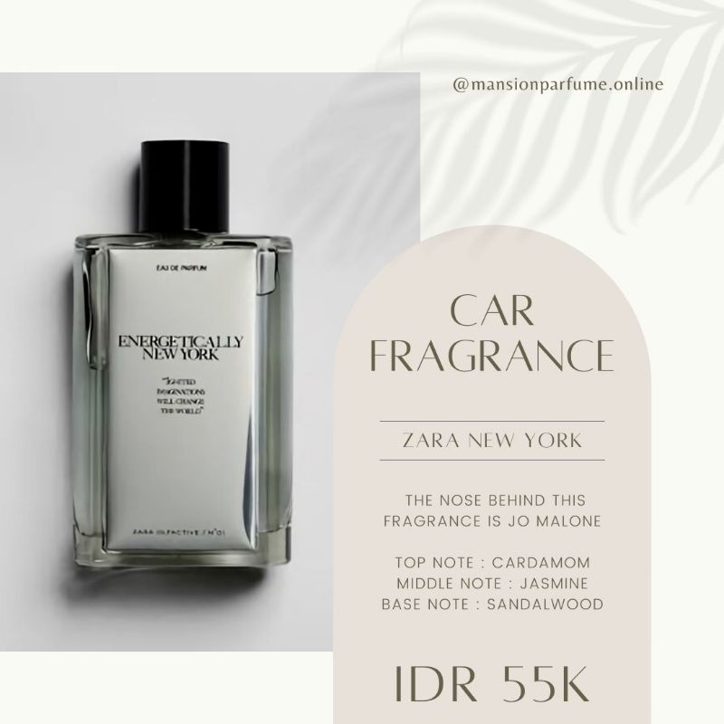 Jual MANSION Parfum Mobil Premium , ZARA NEW YORK | Shopee Indonesia