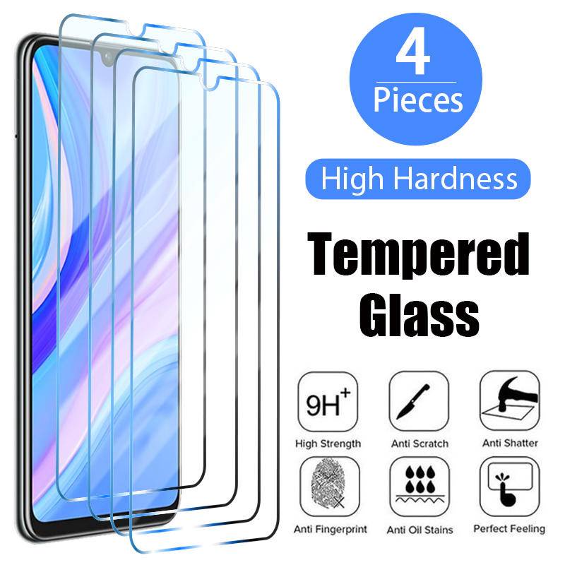 4pcs Pelindung Layar Tempered Glass Untuk Huawei P50 P40 P30 P20 Pro Lite E