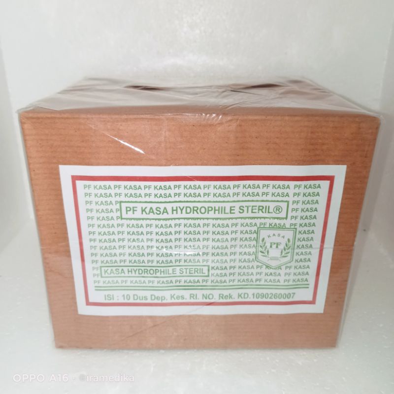 KASA HIDROFIL STERIL PF 10dus