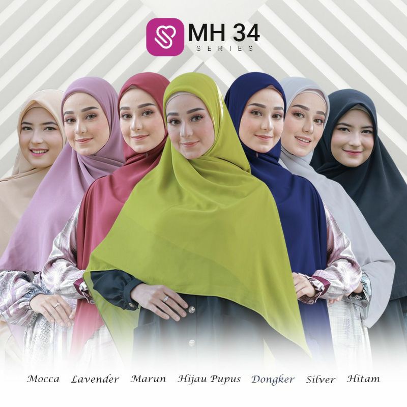 [Reiby] Khimar Belah Pinggir Munira MH34 by Ukhti Munira