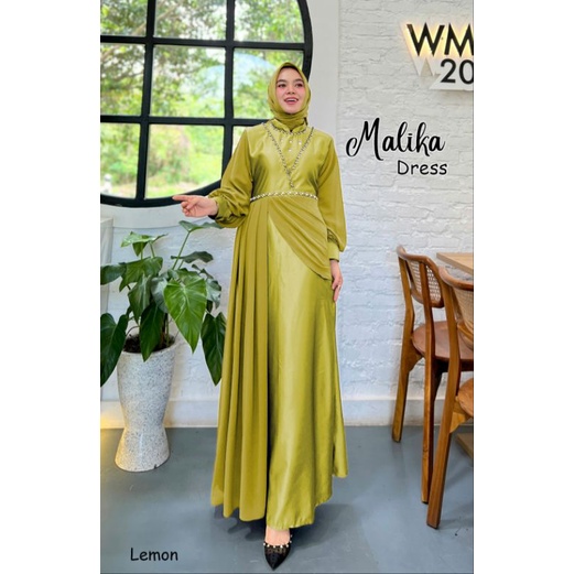 MALIKA JUMBO GAMIS PESTA MUSLIMAH