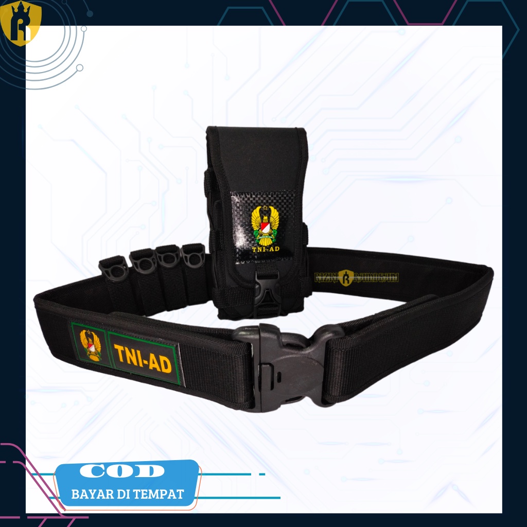 SABUK KOPEL TNI AD SARUNG HP TNI AD TACTICAL