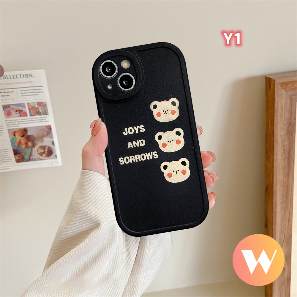 Soft Case Tpu Motif Kartun Beruang Untuk Realme C35 C21Y C12 C31 C20 C11 C17 C25Y C30 C20A C15 C2 C25s C21 C3 Realme 6i 9i 7pro 6i 8r 5i 7 Cover Penutup Mesin Cuci