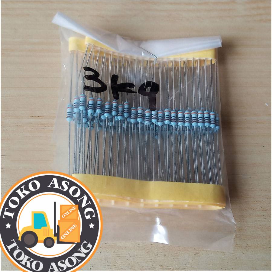 Resistor 3k9 Metalfilm 1% 1/4 Watt 3.9 kilo ohm Resistor