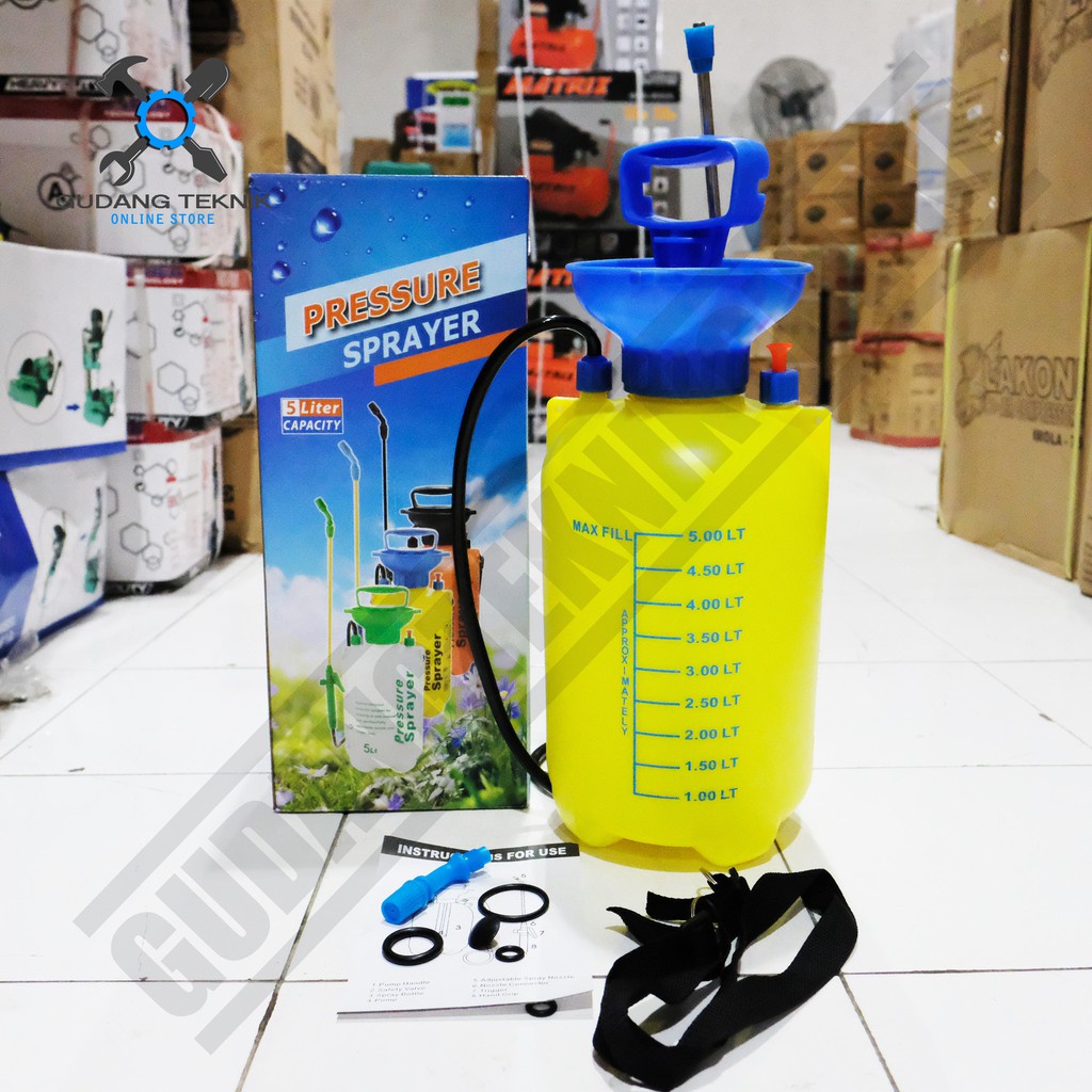 Sprayer Hama Manual Semprot 5Liter DRAGON / Pressure Sprayer Pembasmi Hama 5 Liter DRAGON