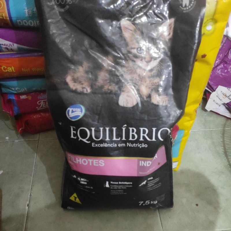 EXPEDISI MAKANAN KUCING EQUILIBRIO KITTEN CAT FOOD 7.5 kg