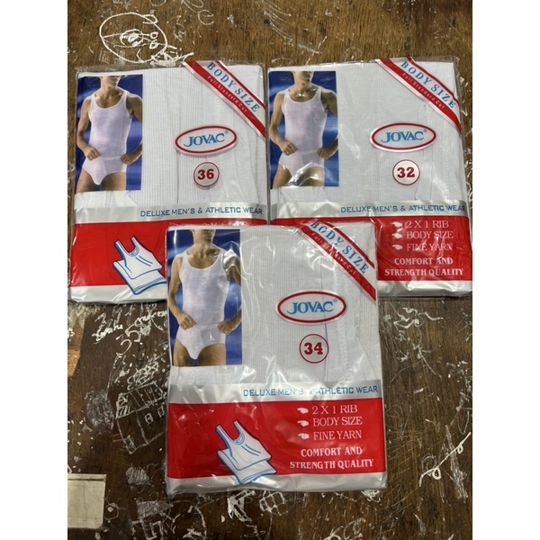 (1pcs) Singlet pria putih dewasa Jovac original TERMURAH