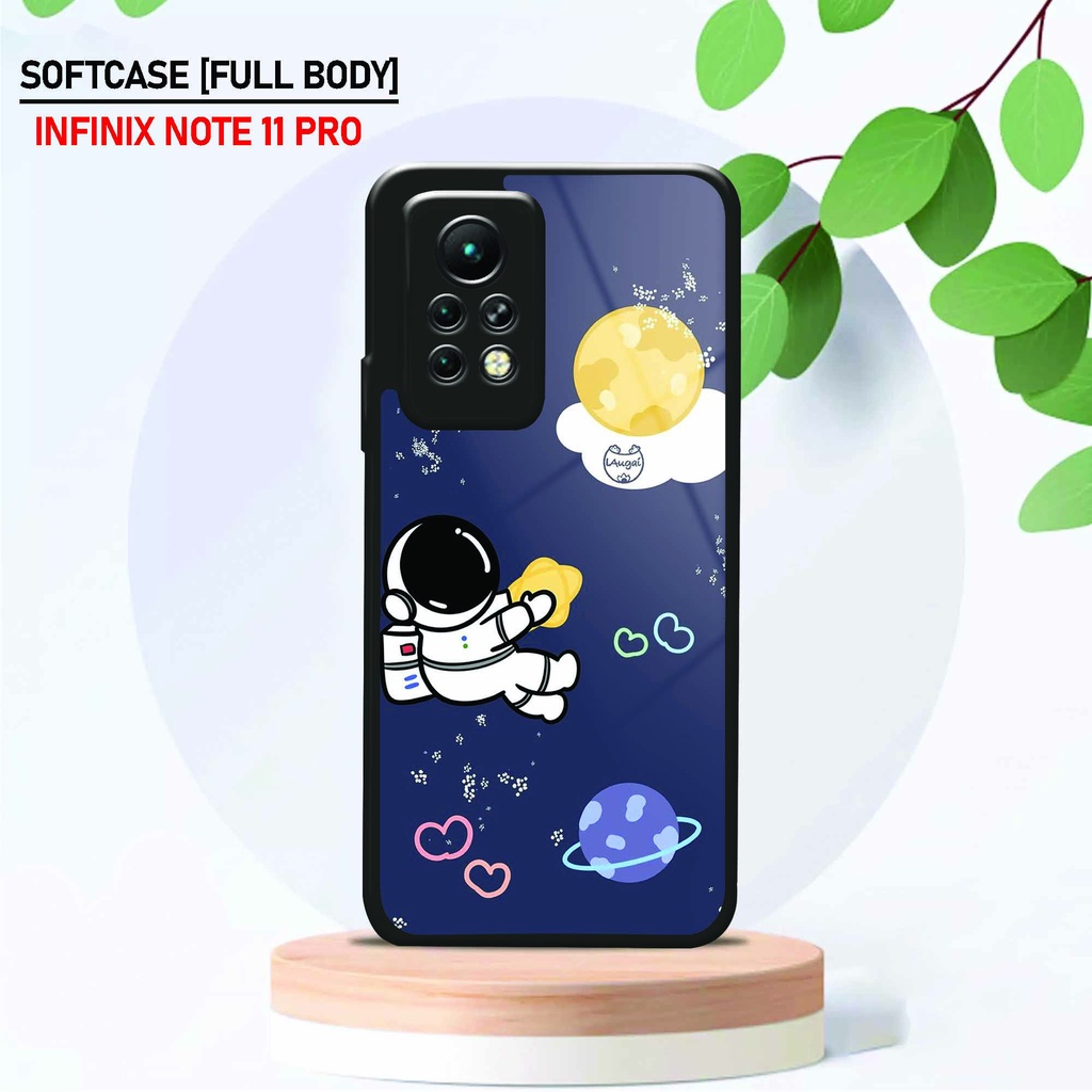 Softcase Kaca Infinix Note 11 Pro - Hardcase Glossy Infinix Note 11 Pro - Fashion [ Astromini 2 ] - 